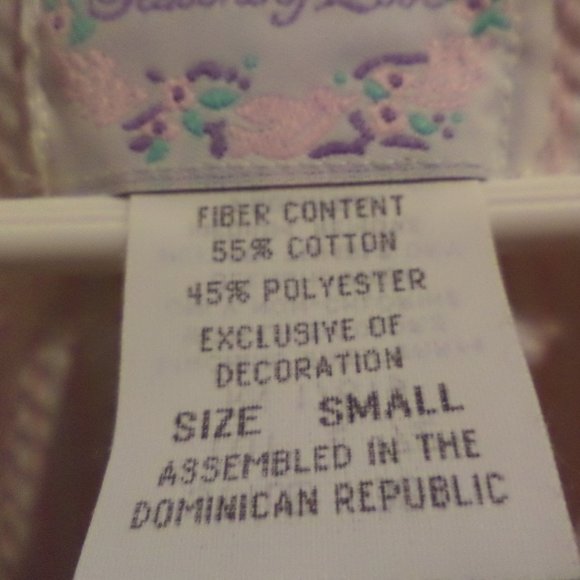 💐🌻🌸SEASONS of LOVE Duster House Coat Bed Shirt ~Small - Picture 4 of 6